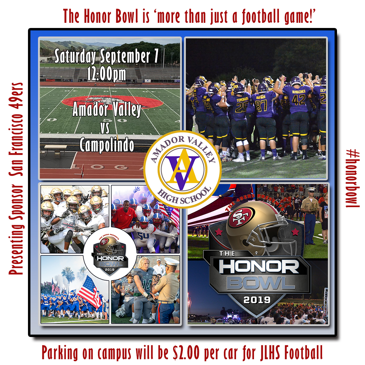 Amador Valley - The 2019 Honor Bowl Digital Program